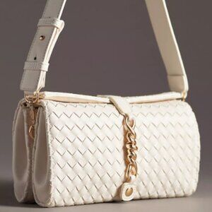 Woven Divided Shoulder Bag - NWT